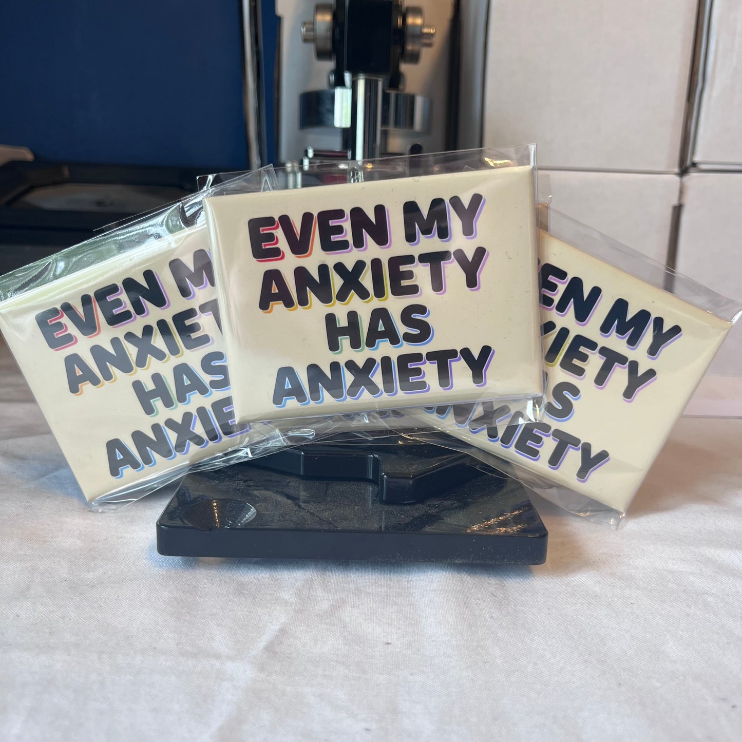 Even my anxiety has anxiety Photo Magnet