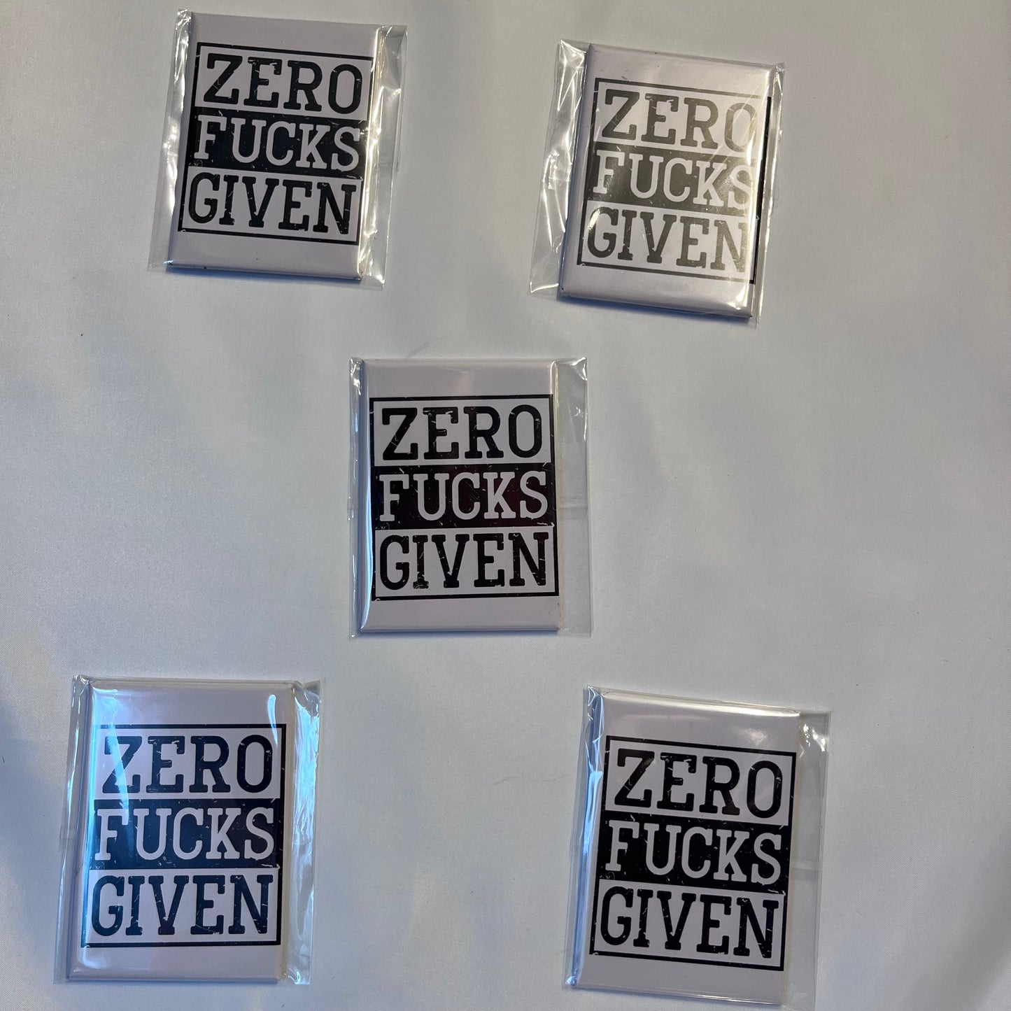 đź–• Zero Fucks Given Photo Magnet