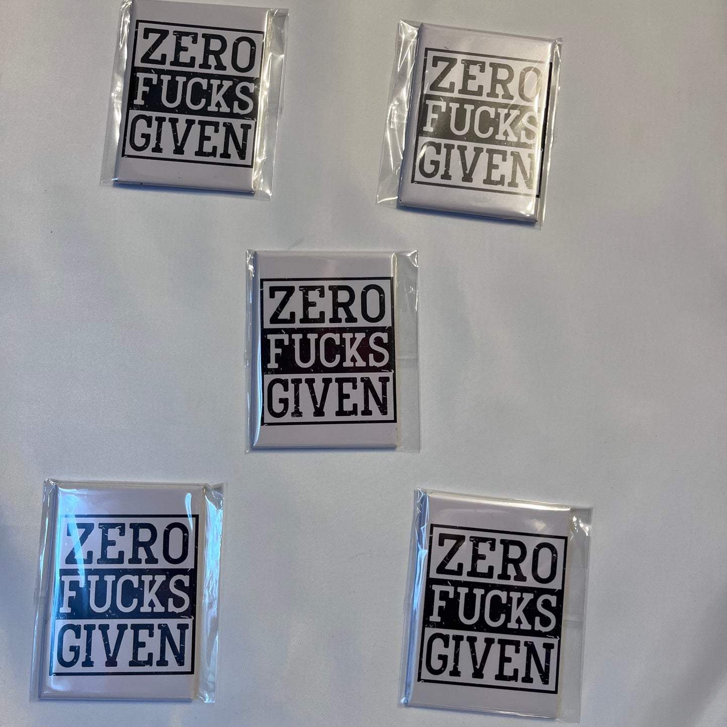 đź–• Zero Fucks Given Photo Magnet