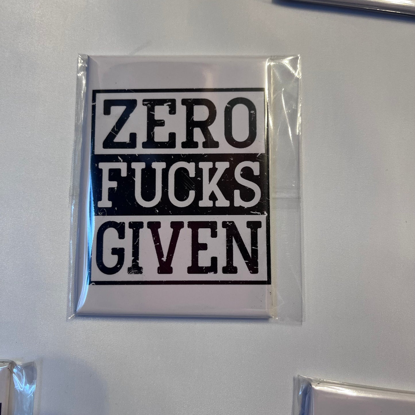 đź–• Zero Fucks Given Photo Magnet