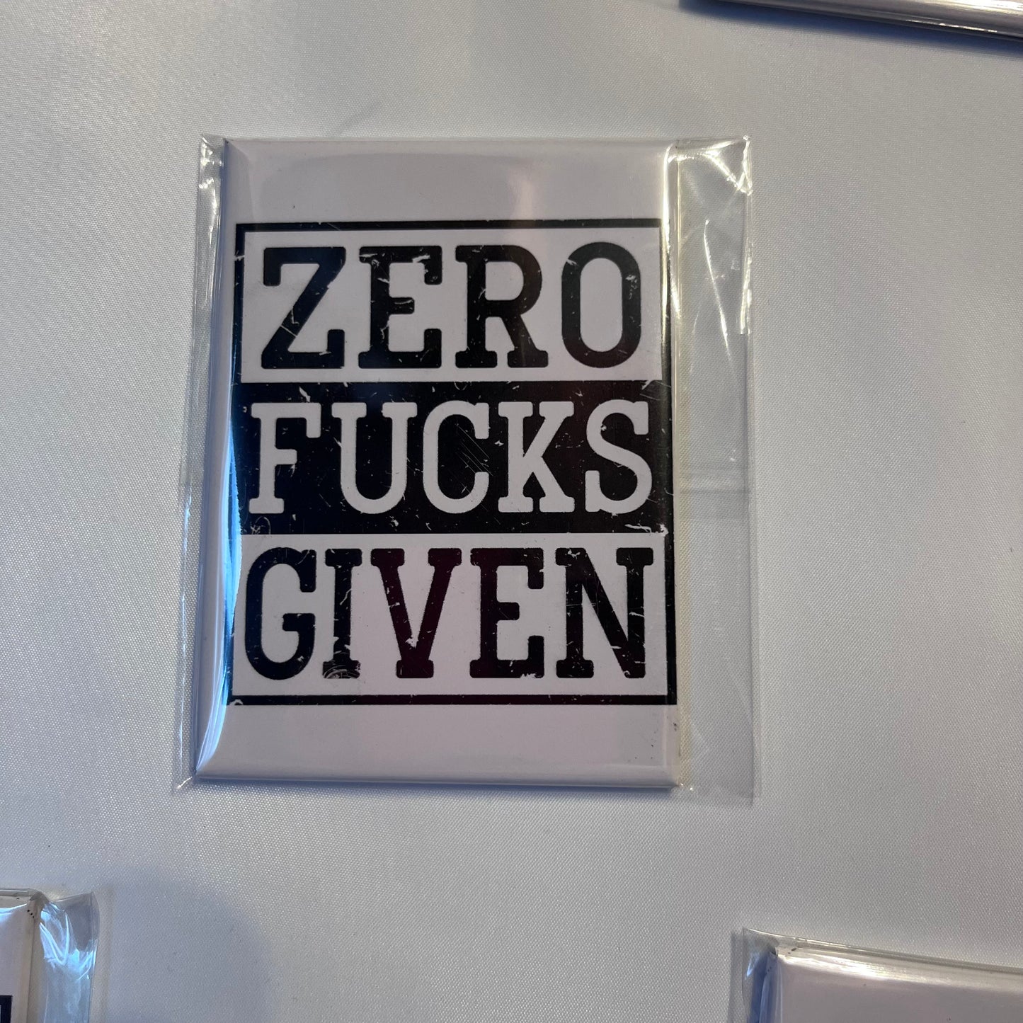 đź–• Zero Fucks Given Photo Magnet