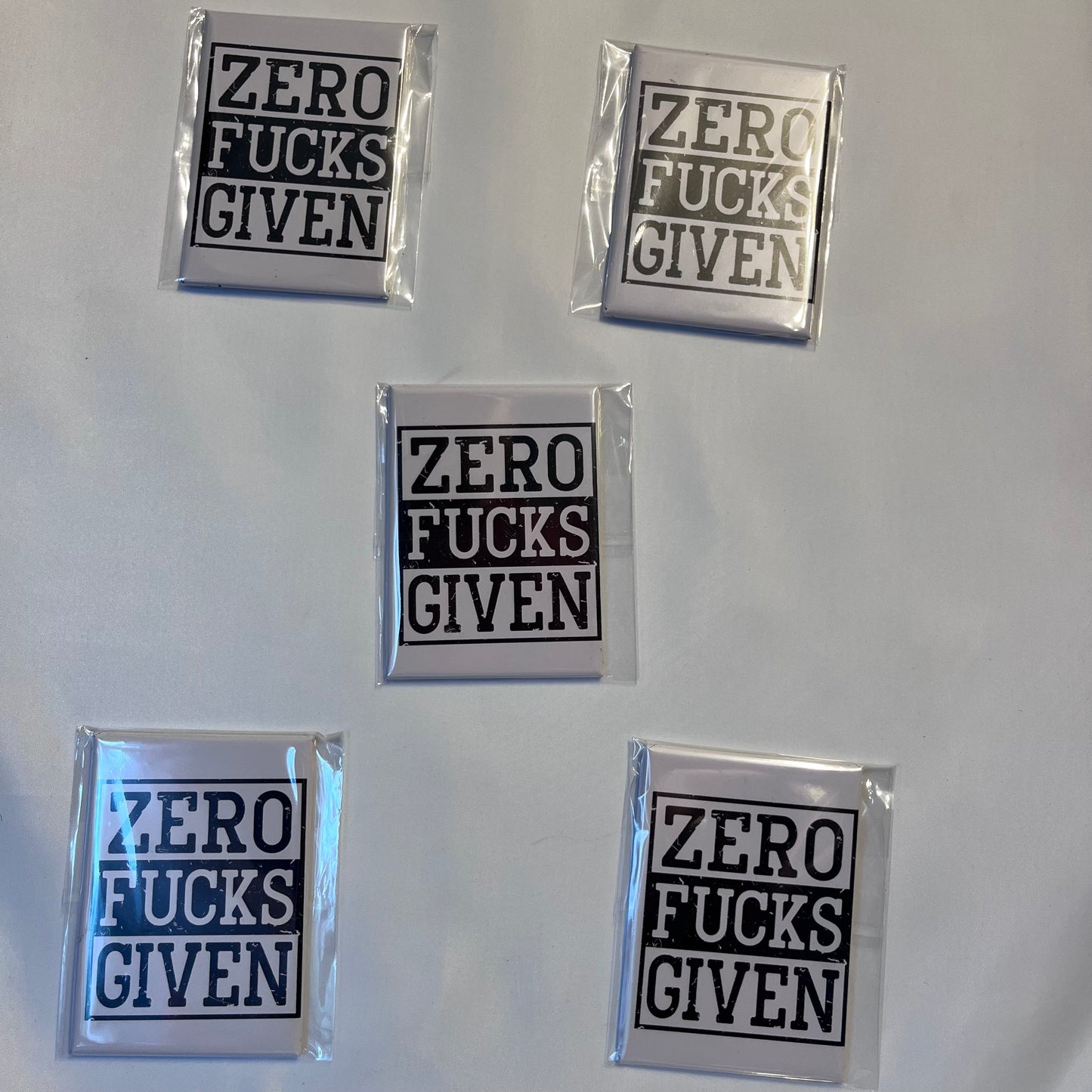 đź–• Zero Fucks Given Photo Magnet