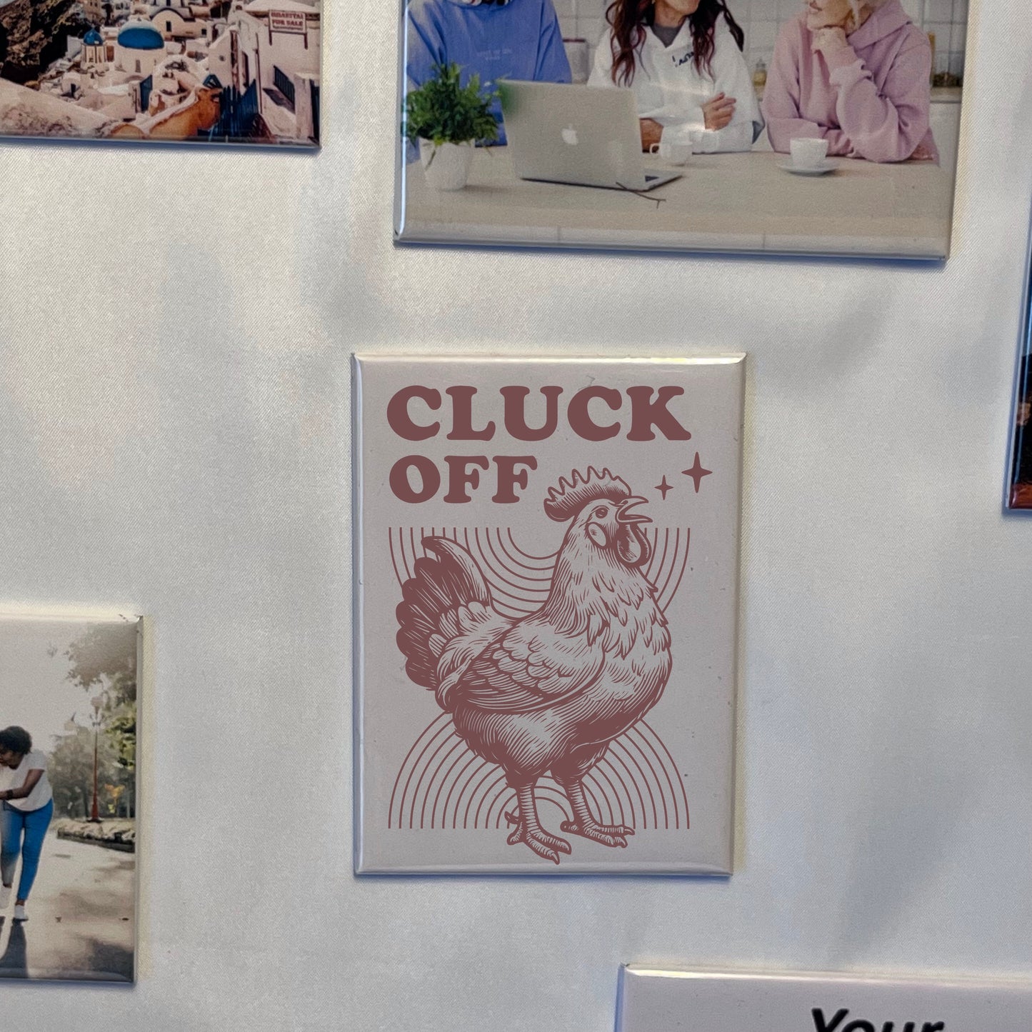 Cluck Off Photo Magnet