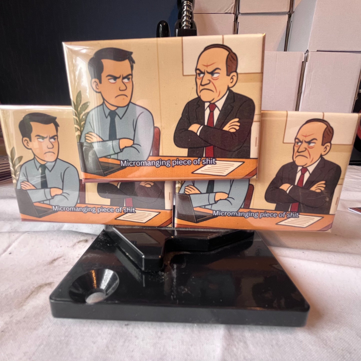Micromanaging piece of sh*t – Fridge Magnet