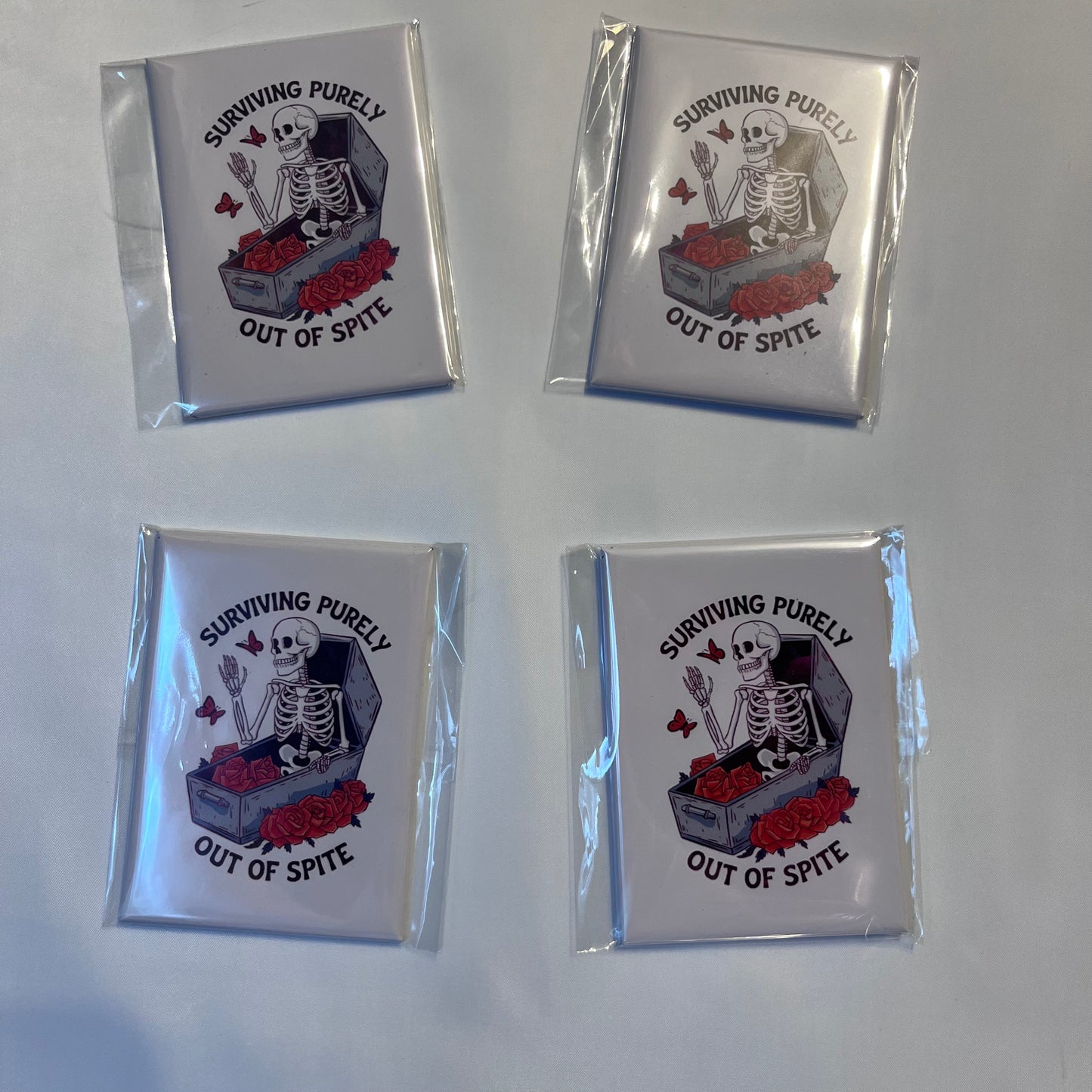đź–¤ Surviving Purely Out of Spite Photo Magnet