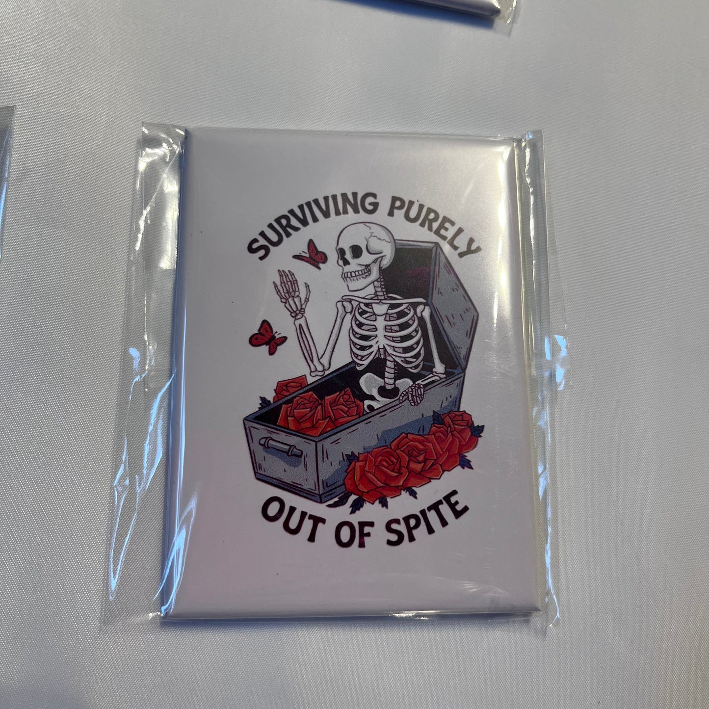 đź–¤ Surviving Purely Out of Spite Photo Magnet