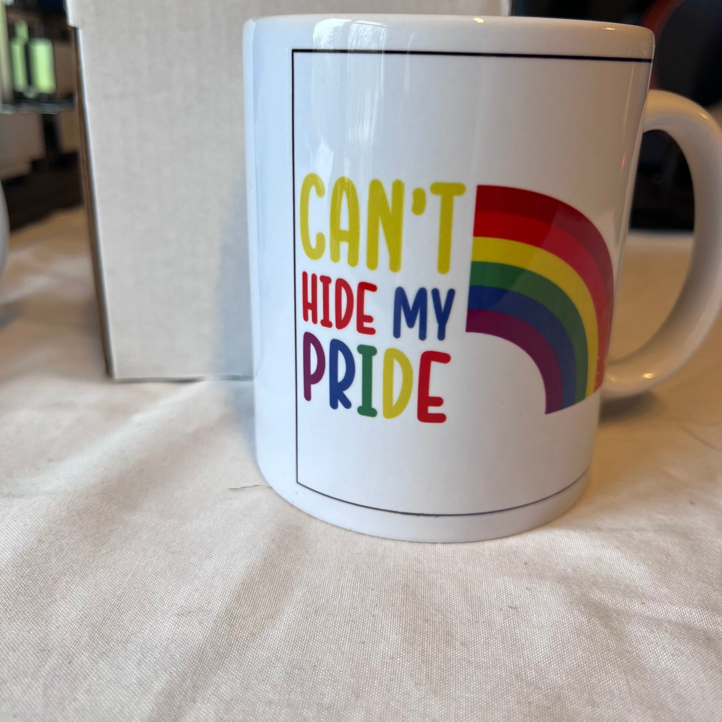Can't Hide My Pride Rainbow Mug – 11oz