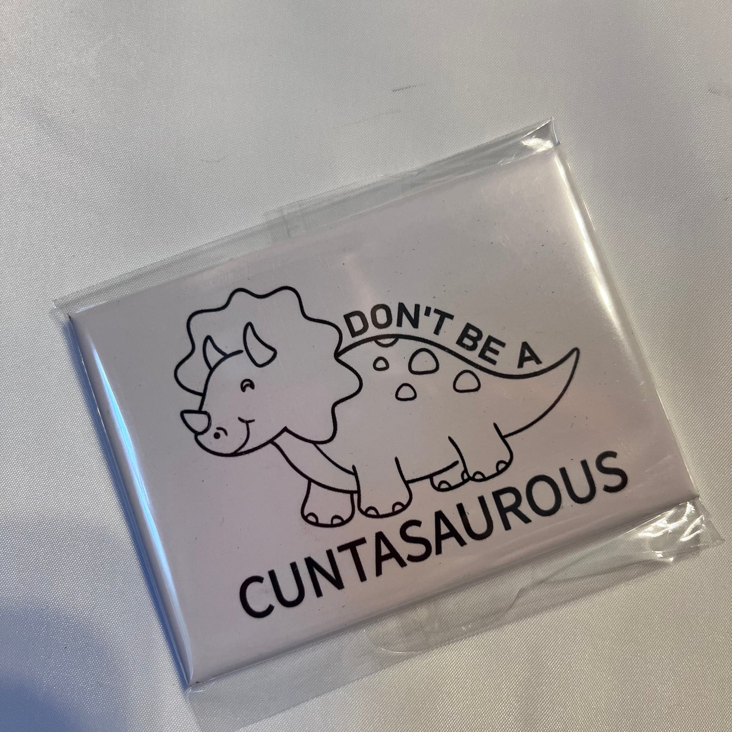 🦖 Don't Be a Cuntasaurus Photo Magnet