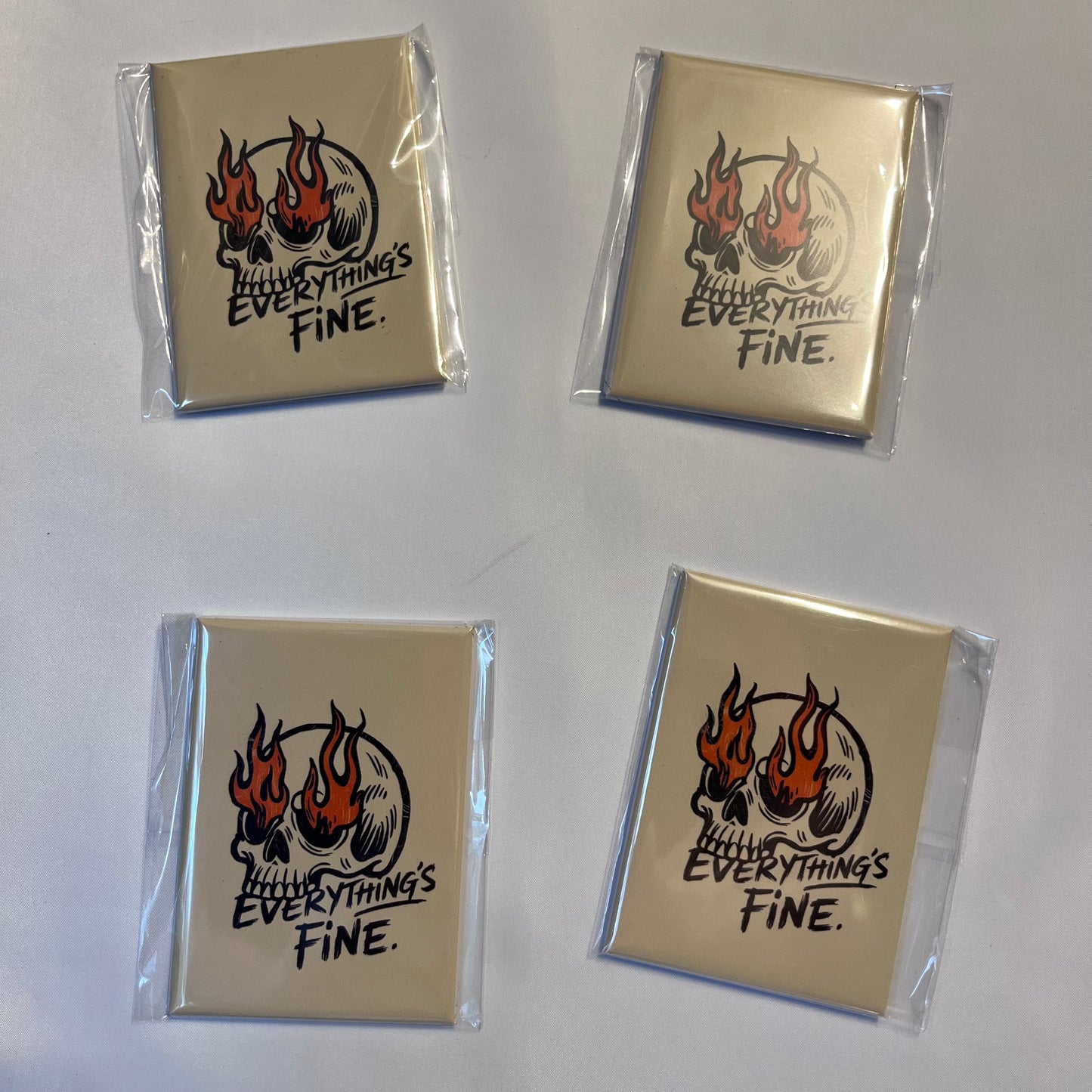 🔥 Everything’s Fine Photo Magnet