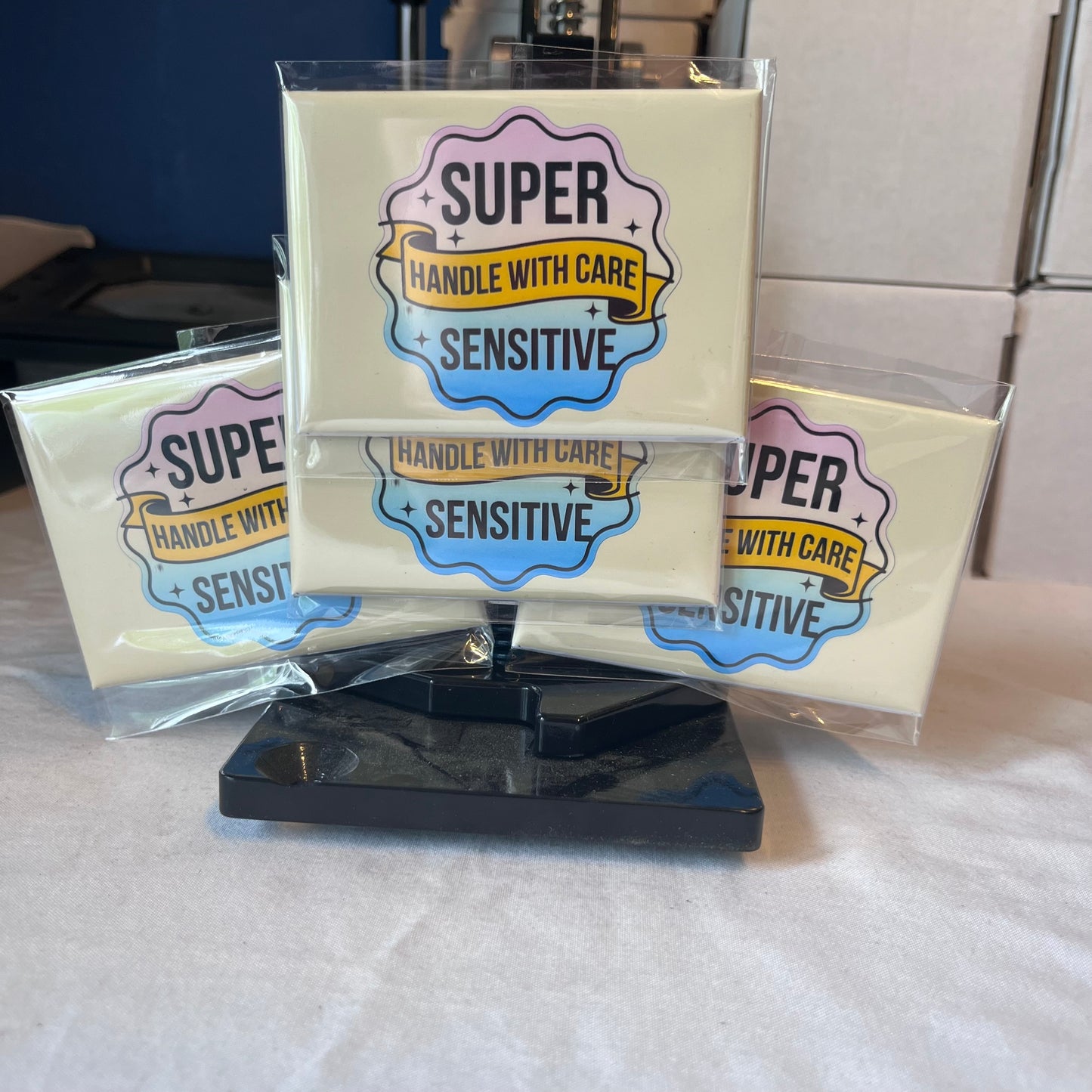Super Sensitive - Handle With Care Magnet