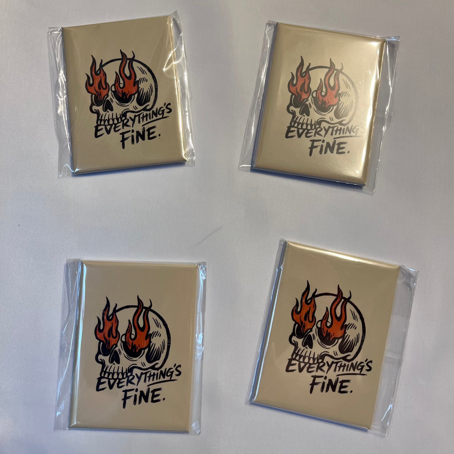 🔥 Everything’s Fine Photo Magnet