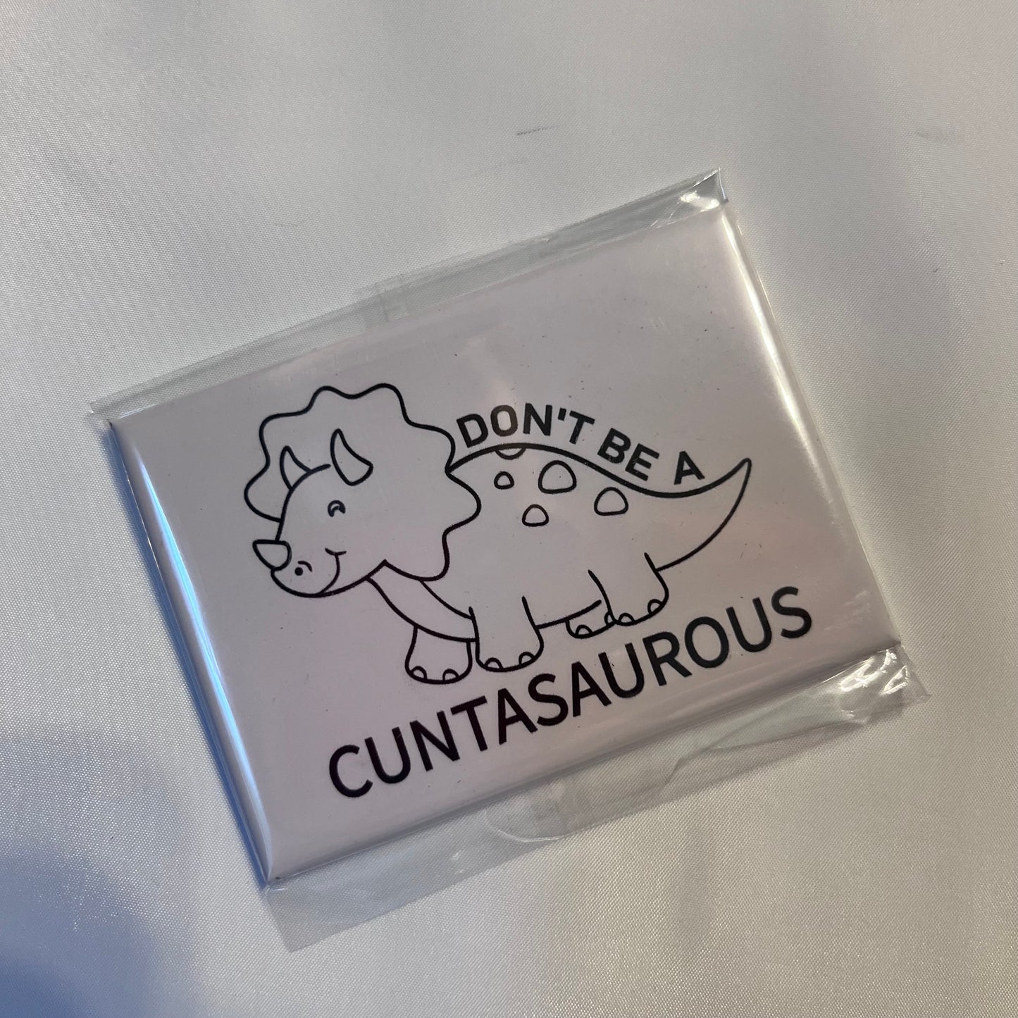 🦖 Don't Be a Cuntasaurus Photo Magnet