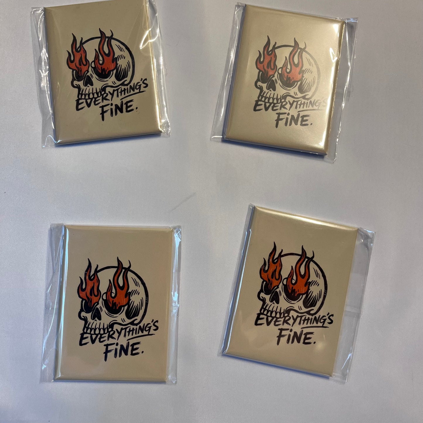 🔥 Everything’s Fine Photo Magnet