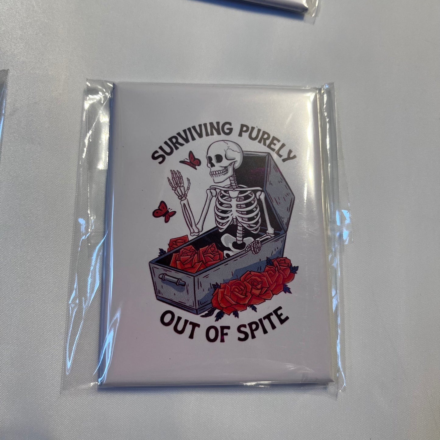🖤 Surviving Purely Out of Spite Photo Magnet